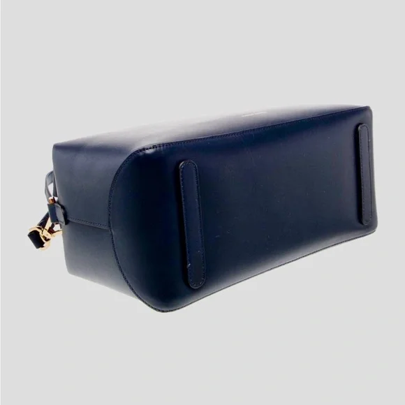 Mansur Gavriel Navy Satchel Bag - Picture 6 of 14
